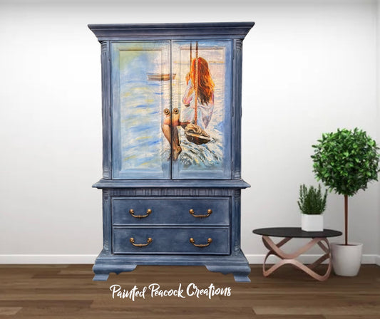 Girl On a Swing Armoire