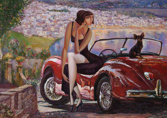 Lady and The Car